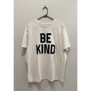 Goodfellow & Co. Men's "Be Kind" Graphic T-Shirt - XL - White & Black